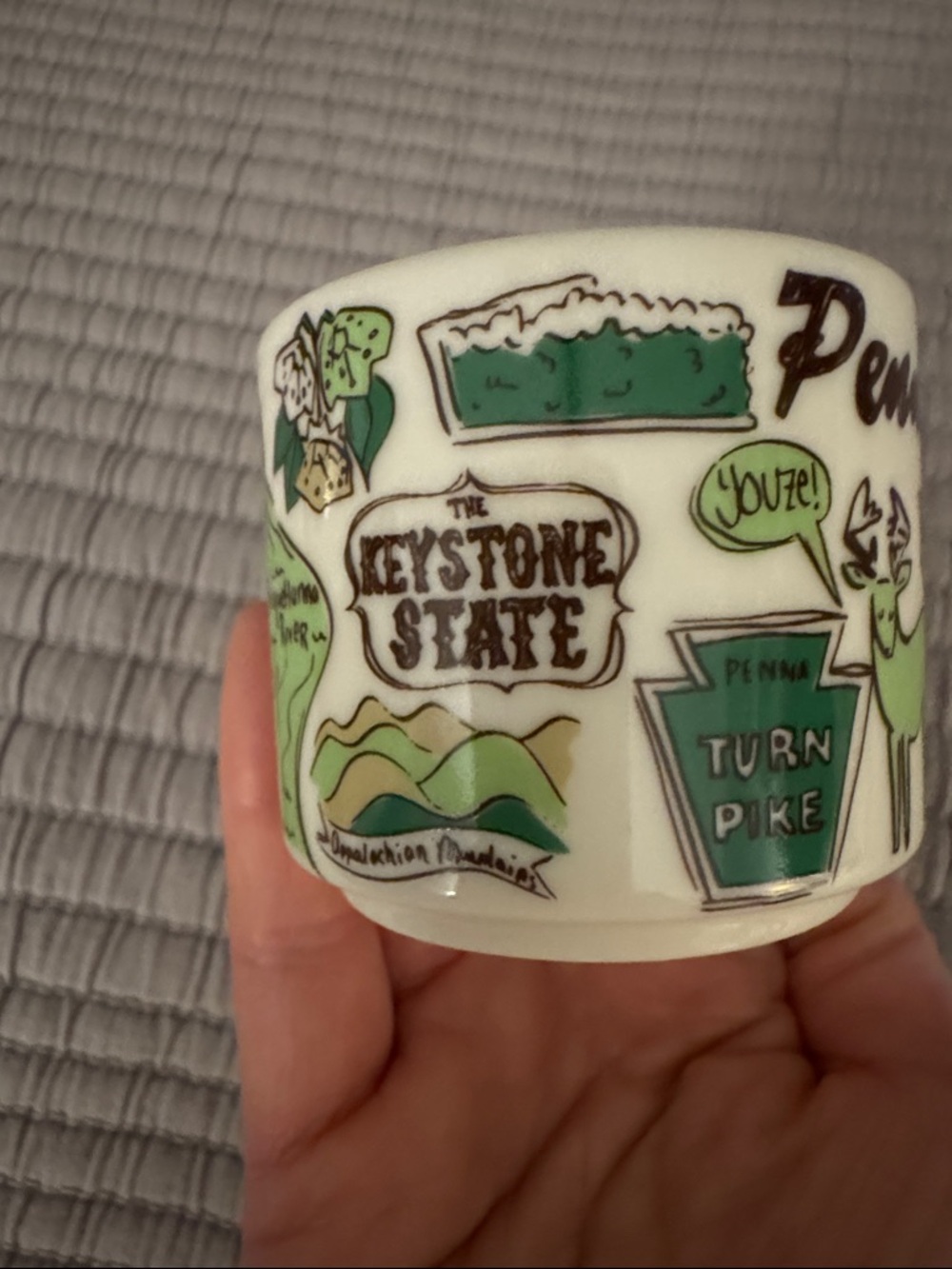 Starbucks Pennsylvania You Are Here Mini 2 oz Espresso Mug - Picture 2 of 5